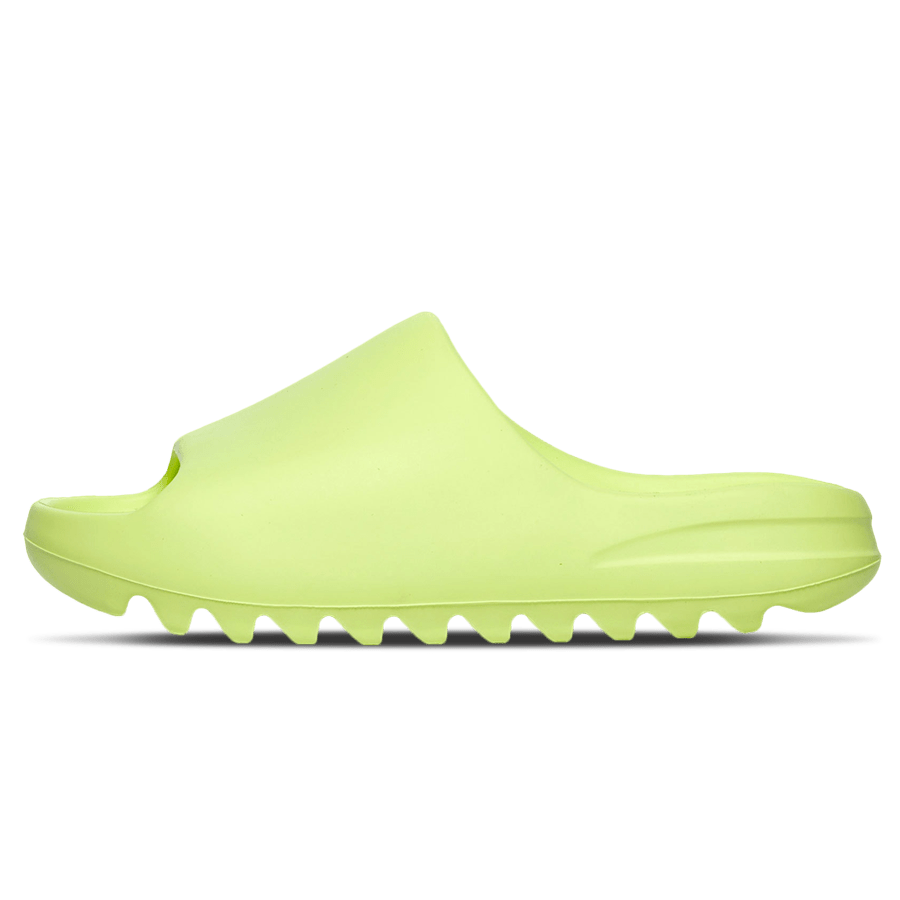 Adidas Yeezy Slides 'Glow Green' - Asset London