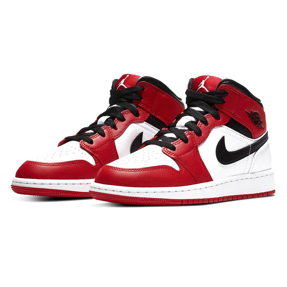 Air Jordan 1 Mid Chicago 2020 'White Toe'