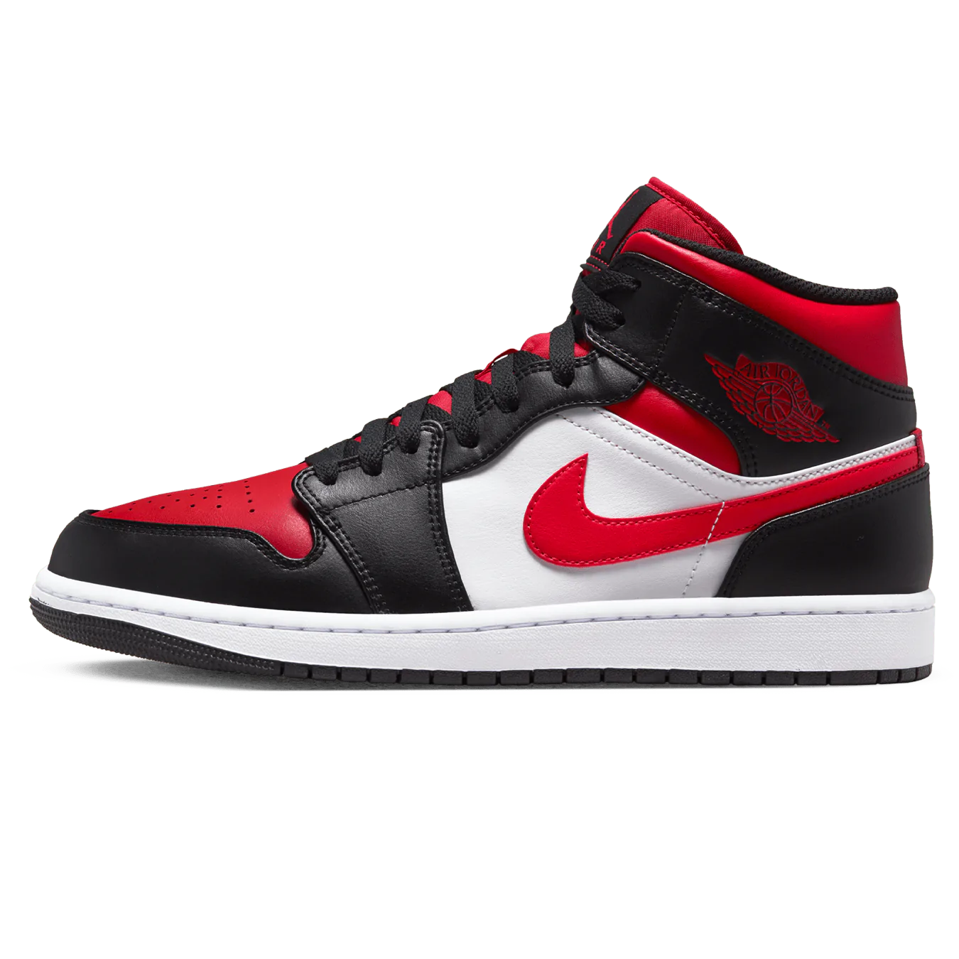 Air Jordan 1 Mid 'Black Fire Red'