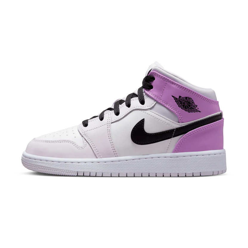 Air Jordan 1 Mid 'Barely Grape' (GS)